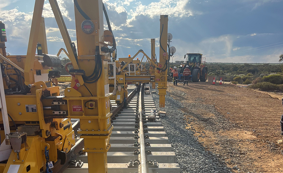 Regions lay more than 4km of rail during shutdown teaser