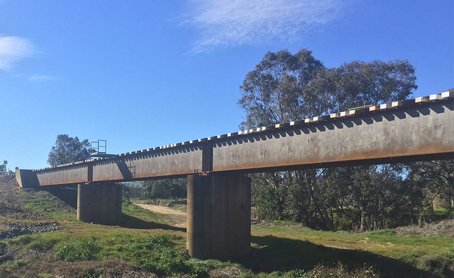 Roelands rail bridge works commenced on the South West Mainline teaser